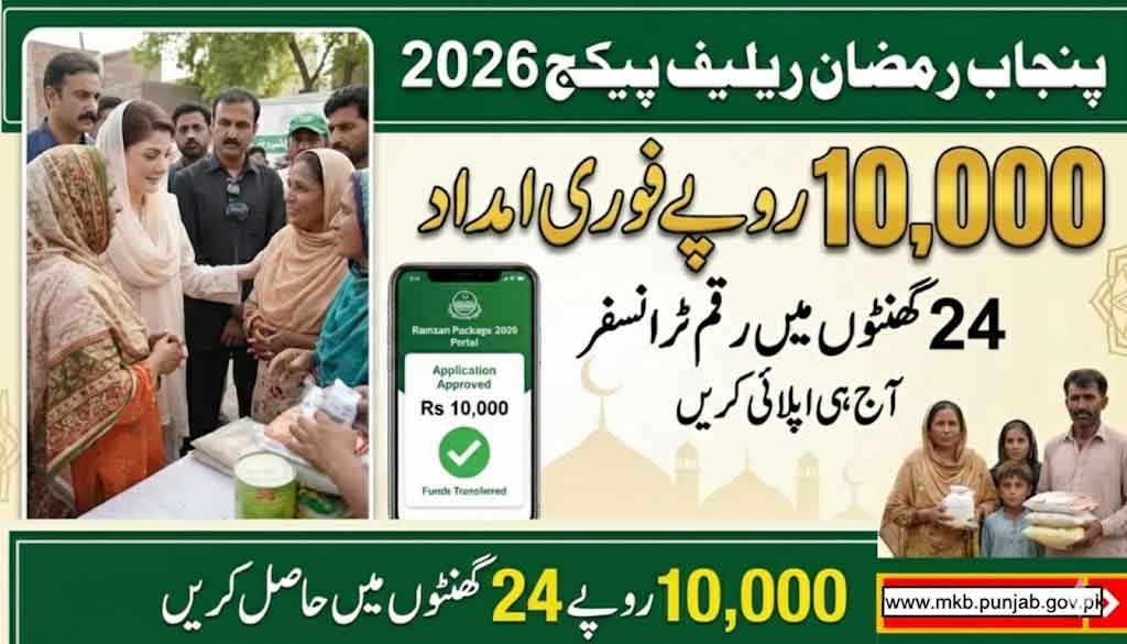 MKB Portal 2026 For Rs. 10,000 Online Apply at Www.mkb.punjab.gov.pk